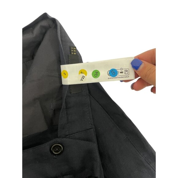 Massimo Dutti Mens Dress Pants EU 42 US 32 Navy Blue Straight Leg 0084/102 NWT - Picture 13 of 16